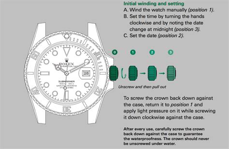 how do you set the time on a rolex|Rolex setting date and time.